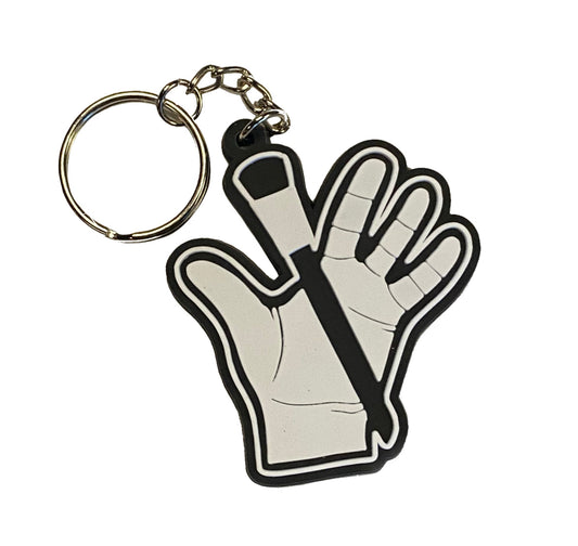 Hand logo keychain